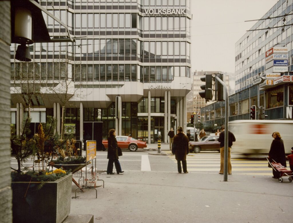 Volksbank St. Gallen Architekt Heinrich Graf