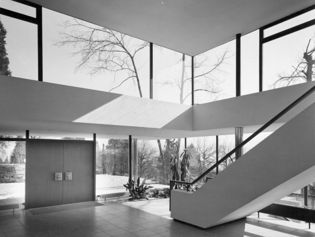 1958 Neuapostolische Kirche SG Innenraum_06 Neuapostolische Kirche St. Gallen Architekt Heinrich Graf