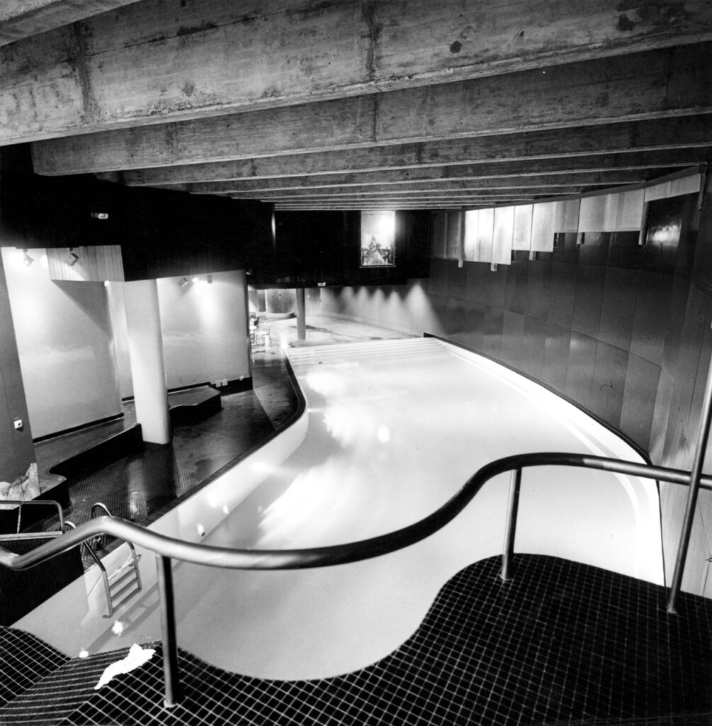 1965 Achslen E Innenraum_02 Hochhaus E Achslen St. Gallen Architekt Heinrich Graf