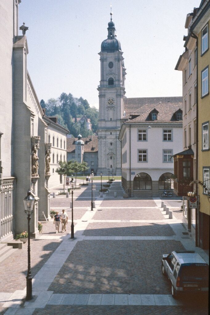1975 Lebendige Altstadt_19 Altstadt St. Gallen Architekt Heinrich Graf