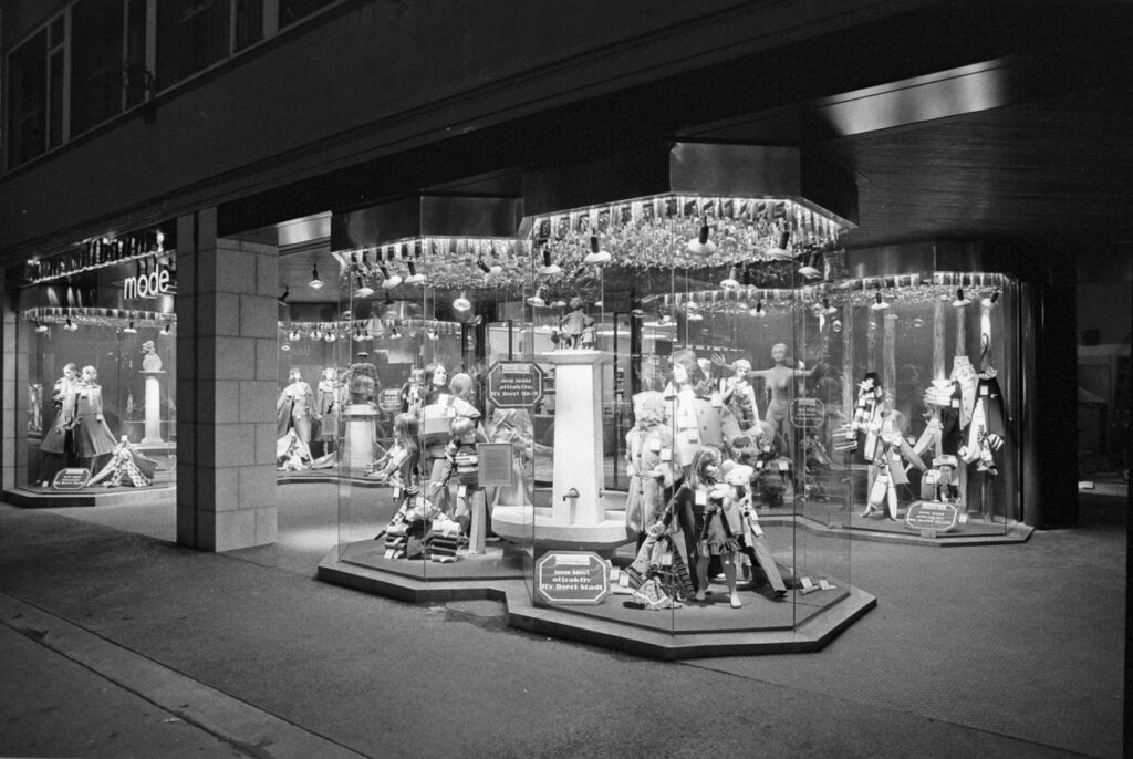 1976 Baumwollbaum_04 Modehaus Baumwollbaum St. Gallen Architekt Heinrich Graf