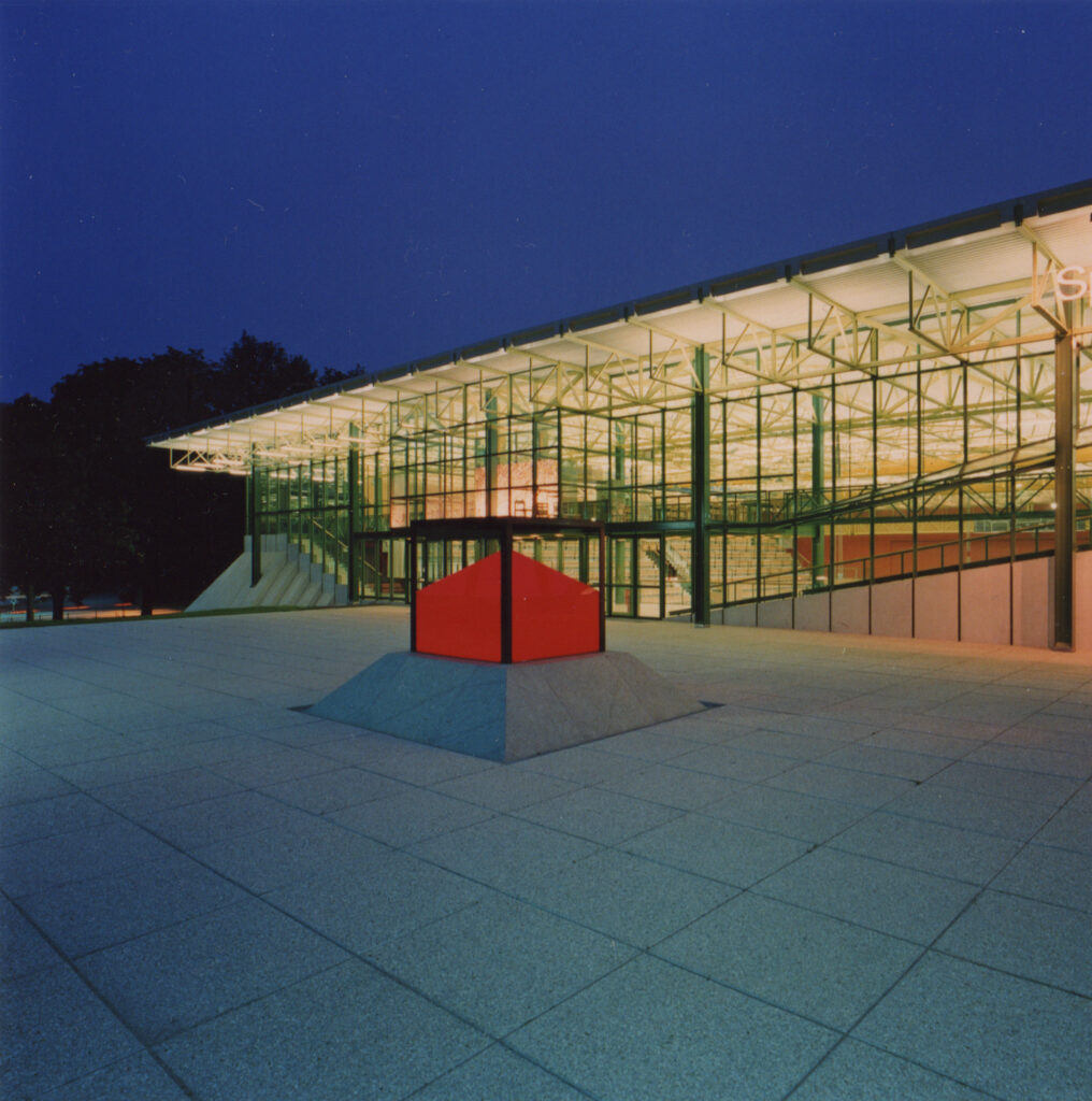Sporthalle Kreuzbleiche St. Gallen Architekt Heinrich Graf