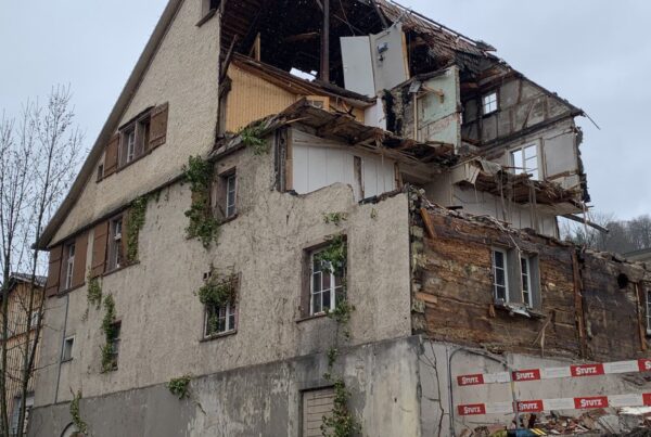 Abbruch Restaurant Linsebühl St. Gallen